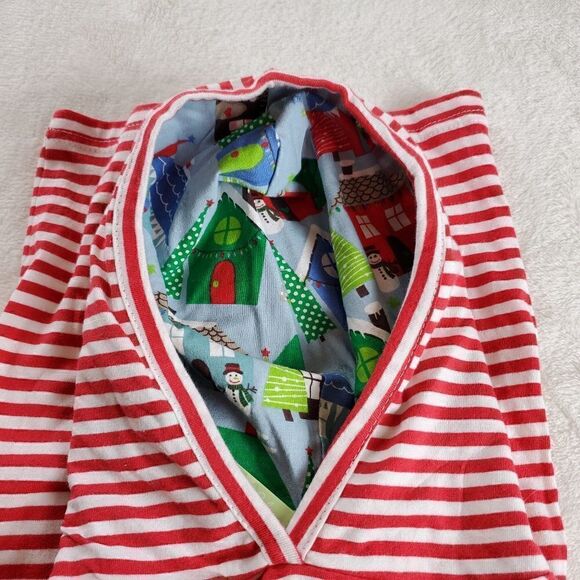 Fireflies & Fairytales Striped Christmas Hooded Top 3T - Picture 5 of 8